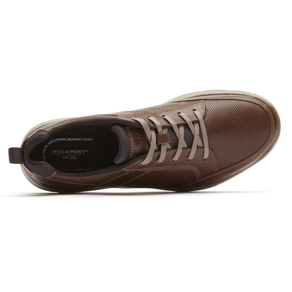 Rockport Mens City Edge Lace-Up - Sneakers Brown - OVD360285